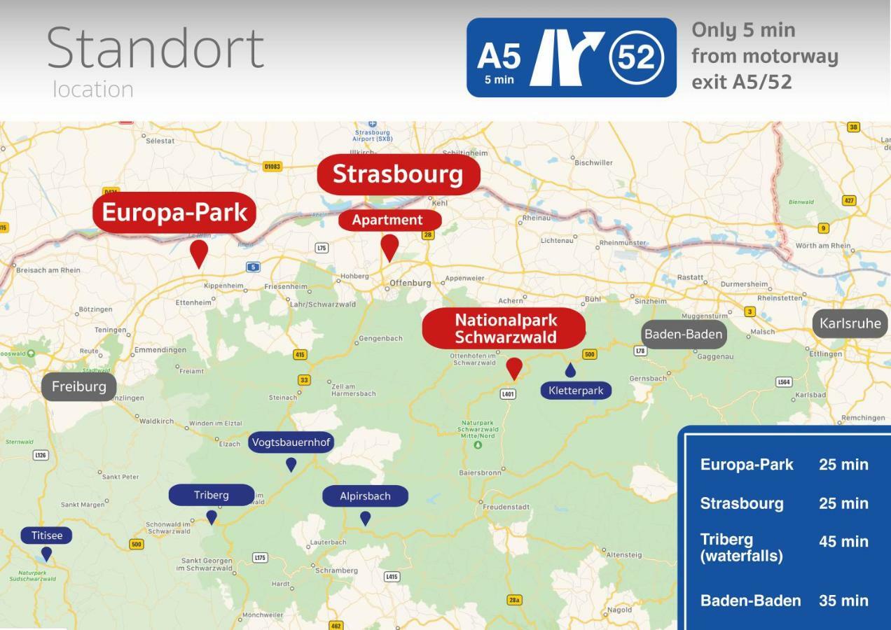 Flat Strasbourg - Europapark / Wallaston ออฟเฟนบูร์ก ภายนอก รูปภาพ